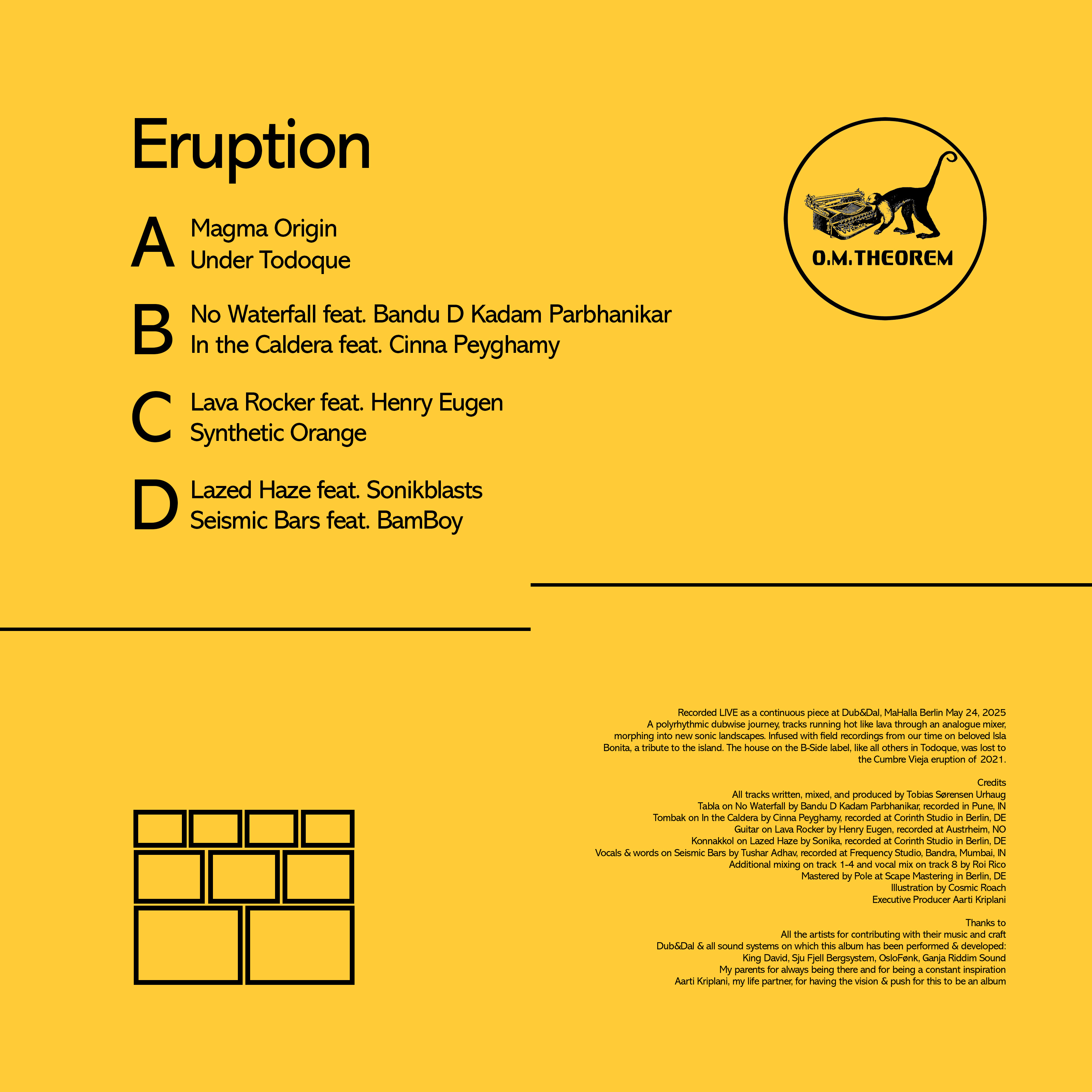 Eruption back cover